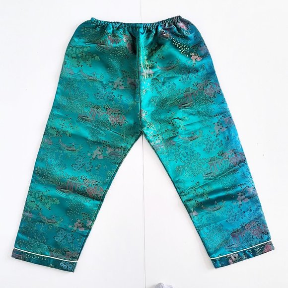 Vintage Children Traditional Chinese Pyjama Shirt and Pants Set - Size Youth 8 - Picture 11 of 14